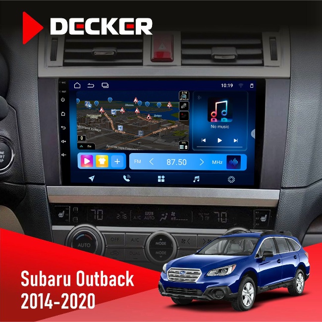 Штатна магнітола Subaru Outback 2014-2020 Decker D9-008 8x128 DSP